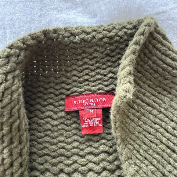 Sundance Olive Green Women's Sweater - Picture 2 of 5